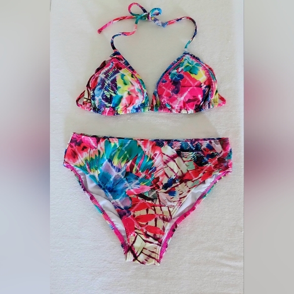 VENUS Tropical Floral Print Bikini Set, size 8 - Picture 2 of 15